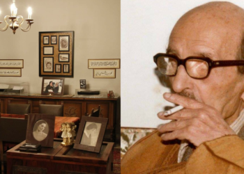 الاعلامية والكاتبة كلود ابو شقرا تجول في زوايا منزل الأديب اللبناني الكبير ميخائيل نعيمة ( نقلا عن مجلة ” افكار اغترابية ” )