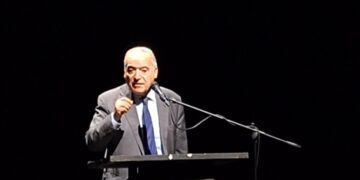 فيديو كلمة وزير الثقافة د. غسان سلامة في اليوم العالمي للمسرح 2025 في مسرح المدينة في بيروت