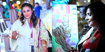 مشاركة بحرانية في ملتقى شارع الفنانيين في الفجيرة ، لينا وفاطمة جناحي : تجربة  نعتزّ بها كثيرا