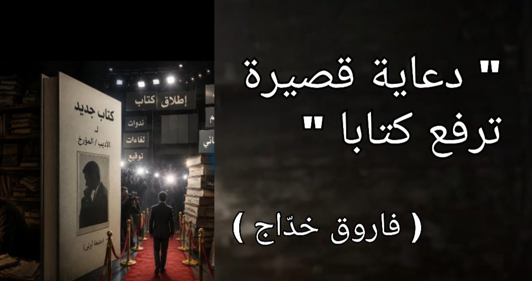 ” دعاية قصيرة ترفع كتابا ” مقالة الكاتب فاروق خدّاج